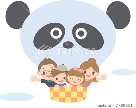 パンダ気球ファミリー パンダ気球ファミリー 7780851