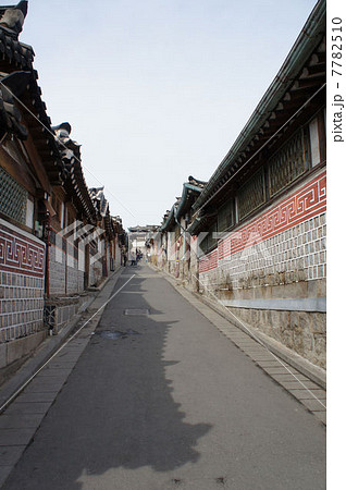 韓国　ソウル　北村韓屋村 7782510