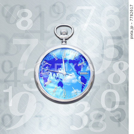 11時59分／世界地図の時計 7782617