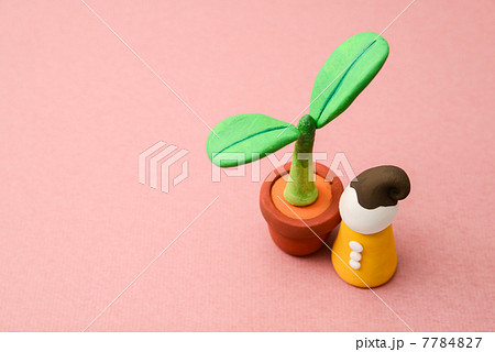 芽と女性 芽と女性 7784827