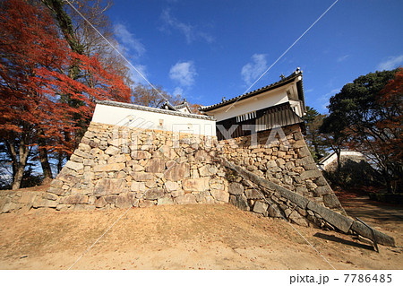 11月岡山 備中松山城・本丸石垣 11月岡山 備中松山城・本丸石垣 7786485