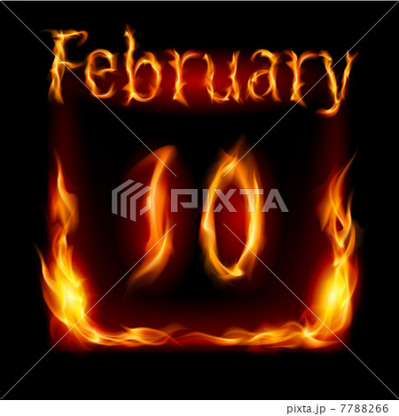Calendar of Fireのイラスト素材 [7788266] - PIXTA