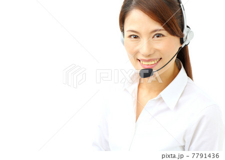 ヘッドセット・女性 7791436