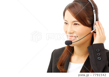 ヘッドセット・女性 7791542