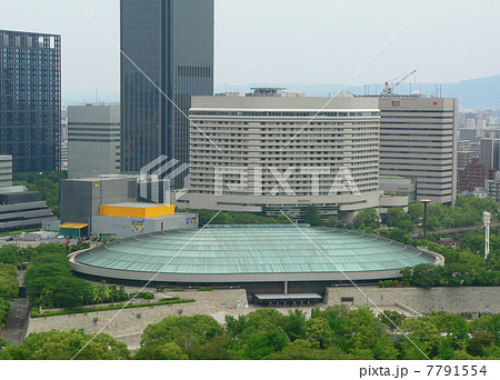 ビル群と大阪城ホール ビル群と大阪城ホール 7791554