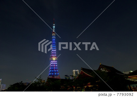 ドラえもんブルー　特別ライトアップ 7793092