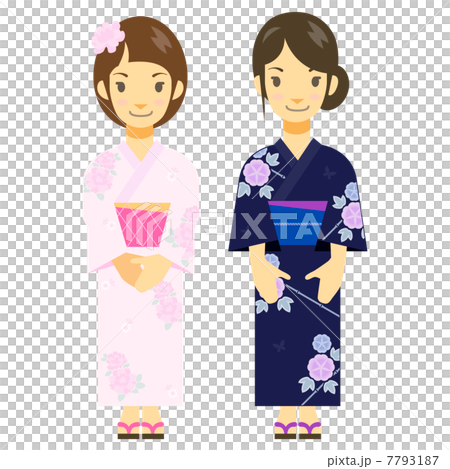 女性 - 浴衣 7793187