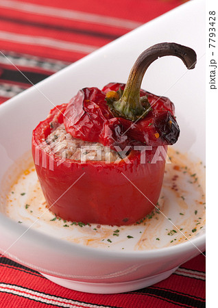 北欧風　パプリカの肉詰め 7793428