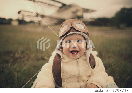 little baby dreaming of being pilot little baby dreaming of being pilot 7793733