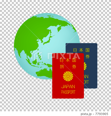 パスポートと地球 7793905