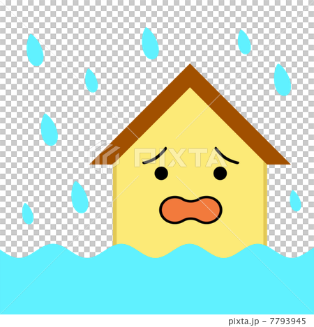 洪水に見舞われる家 7793945