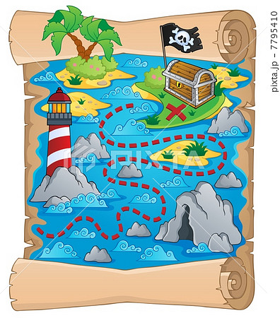 Treasure Map Theme Image 5のイラスト素材