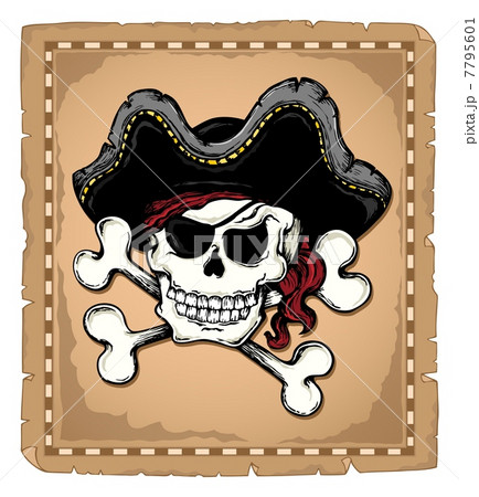 Vintage pirate skull theme 2 Vintage pirate skull theme 2 7795601