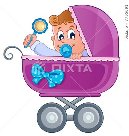 Baby carriage theme image 3 7795691