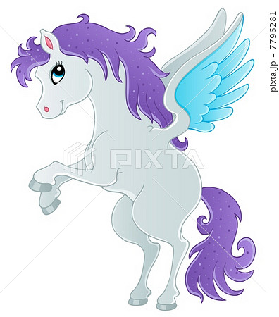 Fairy Tale Pegasus Theme Image 1のイラスト素材