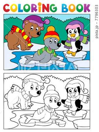 Coloring book winter topic 5 Coloring book winter topic 5 7796303