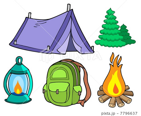 Collection of camping images 7796637