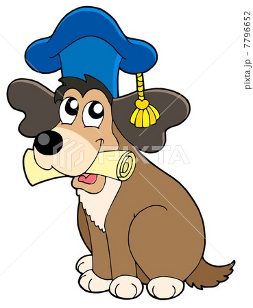 Dog teacher in hat Dog teacher in hat 7796652