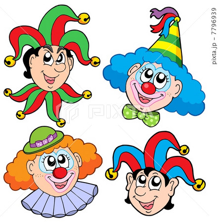 Clowns head collection 2 7796939