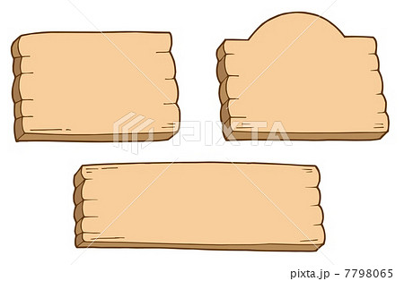 Three wooden signs Three wooden signs 7798065