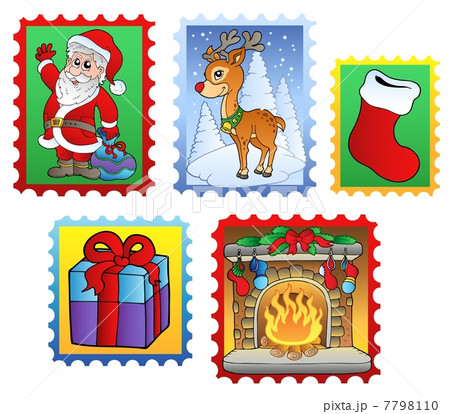 Various Christmas post stamps 2 7798110