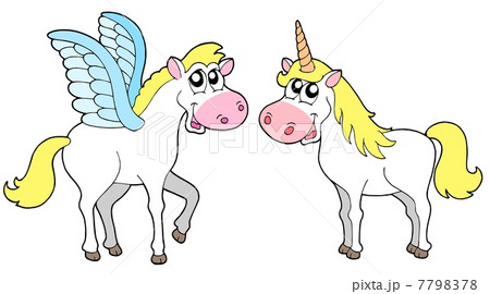 Pegasus and unicorn Pegasus and unicorn 7798378