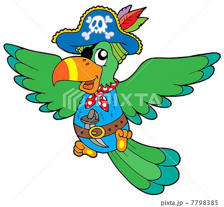 Flying pirate parrot 7798385