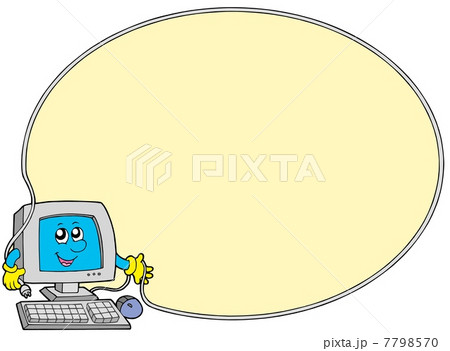 Computer round frame Computer round frame 7798570