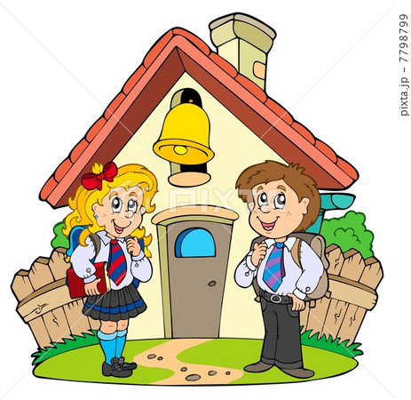 Small school with kids in uniforms Small school with kids in uniforms 7798799