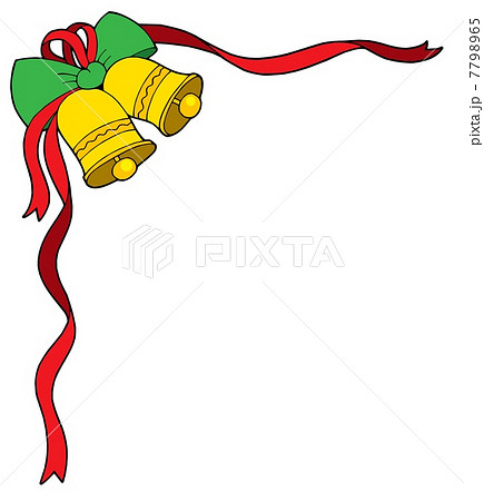 Christmas bells with ribbon vector illustration Christmas bells with ribbon vector illustration 7798965