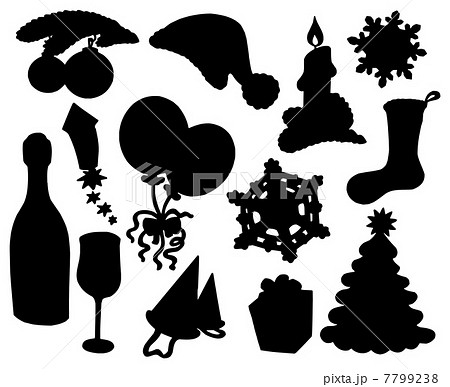 Christmas silhouette collection 03 7799238