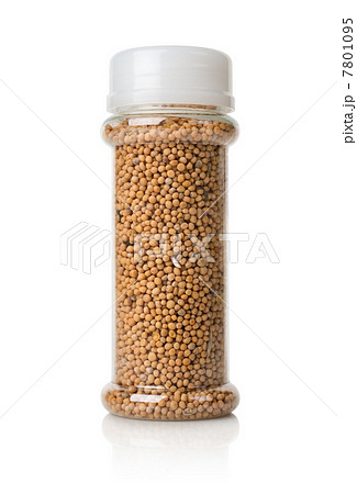 Mustard seeds in a glass jar Mustard seeds in a glass jar 7801095