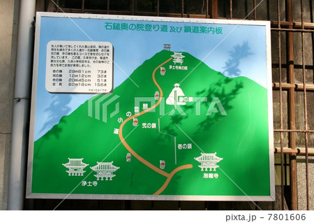 くさり山　看板 7801606