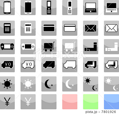 ネットショップ アイコンのイラスト素材