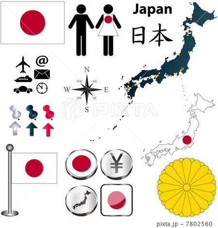 Japan map 7802560