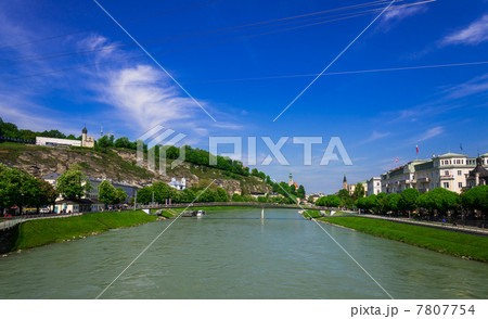 ザルツブルク ザルツァッハ川 ザルツブルク ザルツァッハ川 7807754