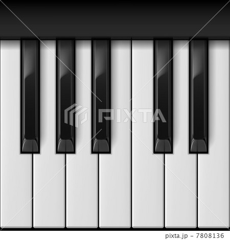 Piano Keysのイラスト素材