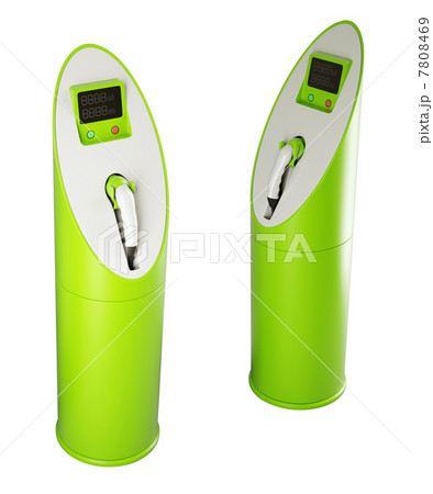 Fuel and transportation: group of charging stations 7808469