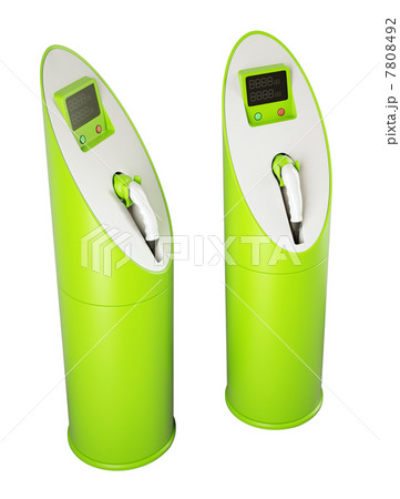 Eco transportation: group of charging stations 7808492