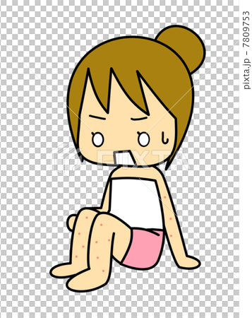 湿疹　女性 7809753