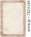 枠のある古紙テクスチャ 7824194