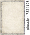 枠のある古紙テクスチャ 7824198