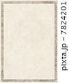 枠のある古紙テクスチャ 7824201