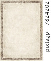 枠のある古紙テクスチャ 7824202