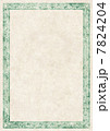 枠のある古紙テクスチャ 7824204