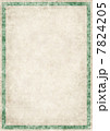 枠のある古紙テクスチャ 7824205