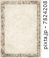 枠のある古紙テクスチャ 7824208
