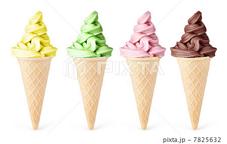 ice cream with cone ice cream with cone 7825632