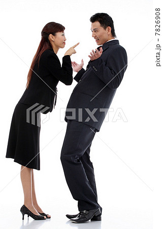 Portrait of young businessman and businesswoman 7826908
