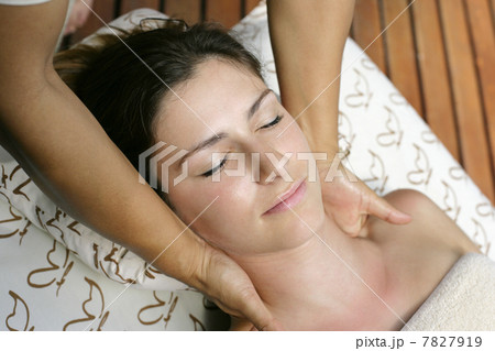 Woman receiving body care Woman receiving body care 7827919